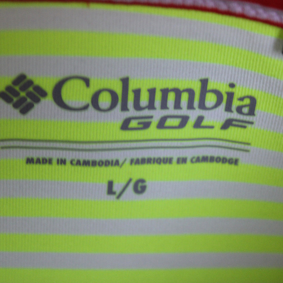 Columbia Golf Large Short Sleeve Polo Shirt - Picture 5 of 5